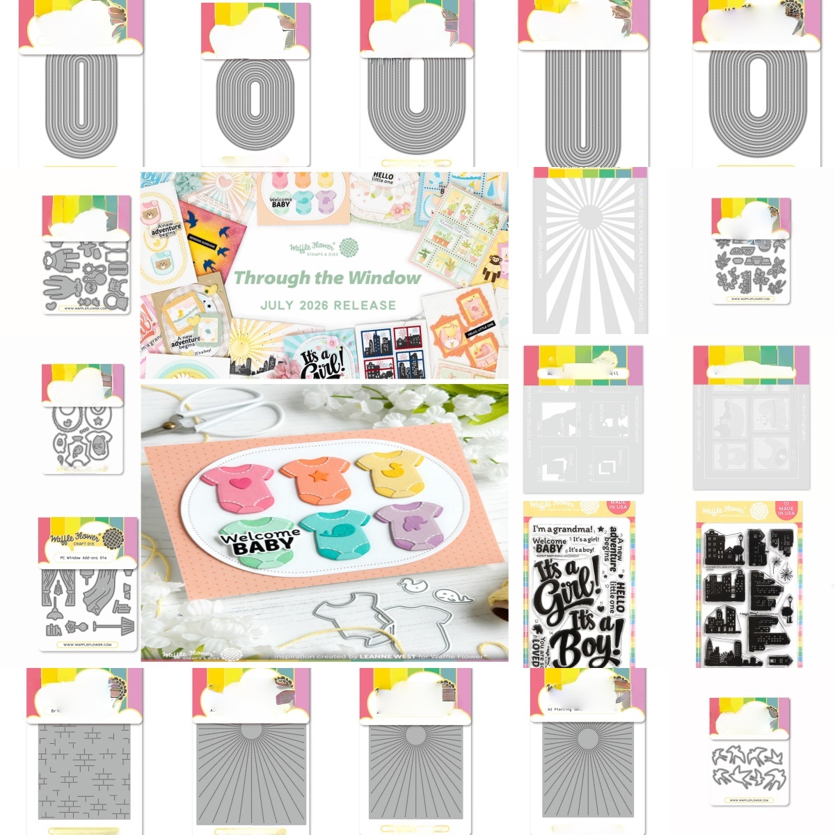 Baby Food Fruits - Juillet 2026 Windows Postage Collage Baby
