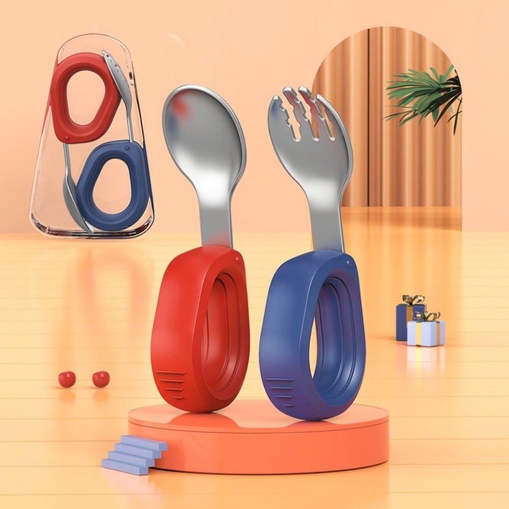 Self Feed Spoon - Ensemble de cuillères en Silicone pour