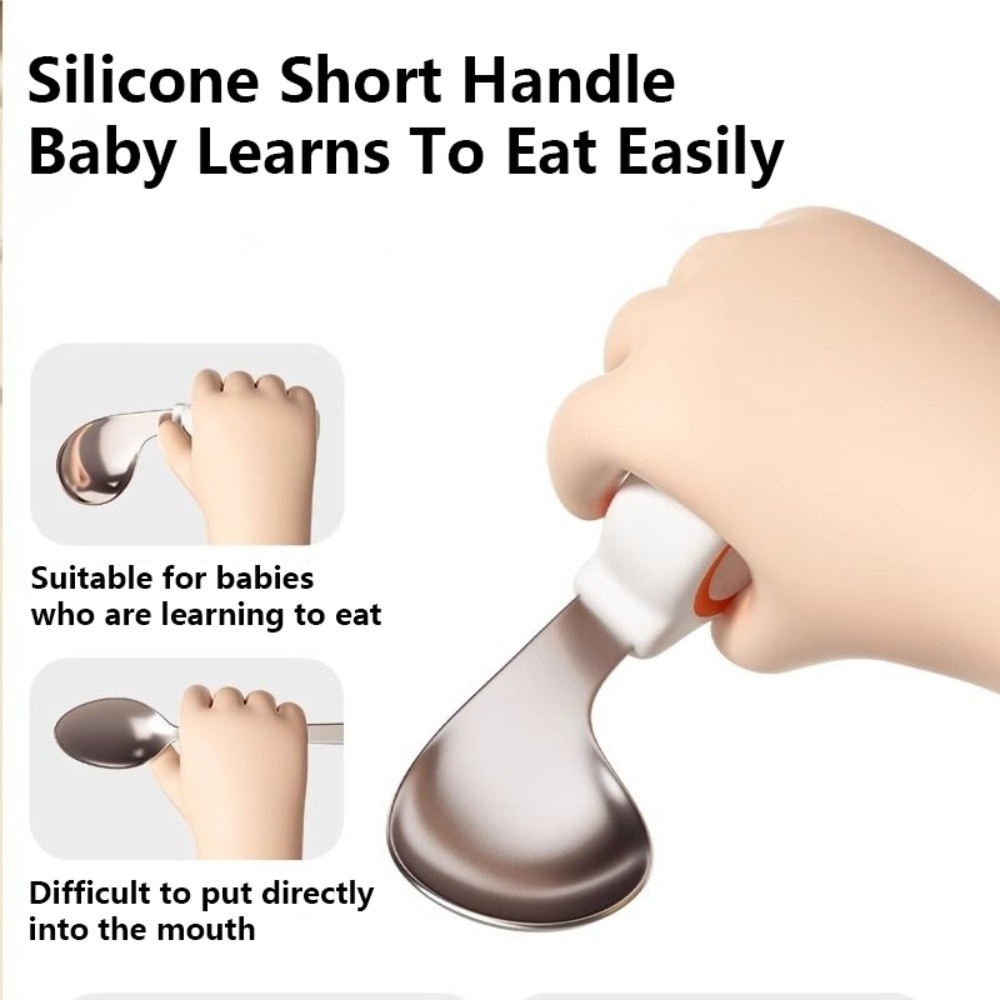 Self Feed Spoon - Ensemble fourchette et cuillère en Silicone