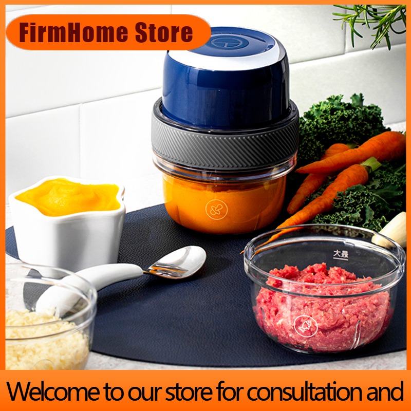 Baby Food Grinder Machine - FirmHome Store Mixeur Bébé Rechargeable Portable