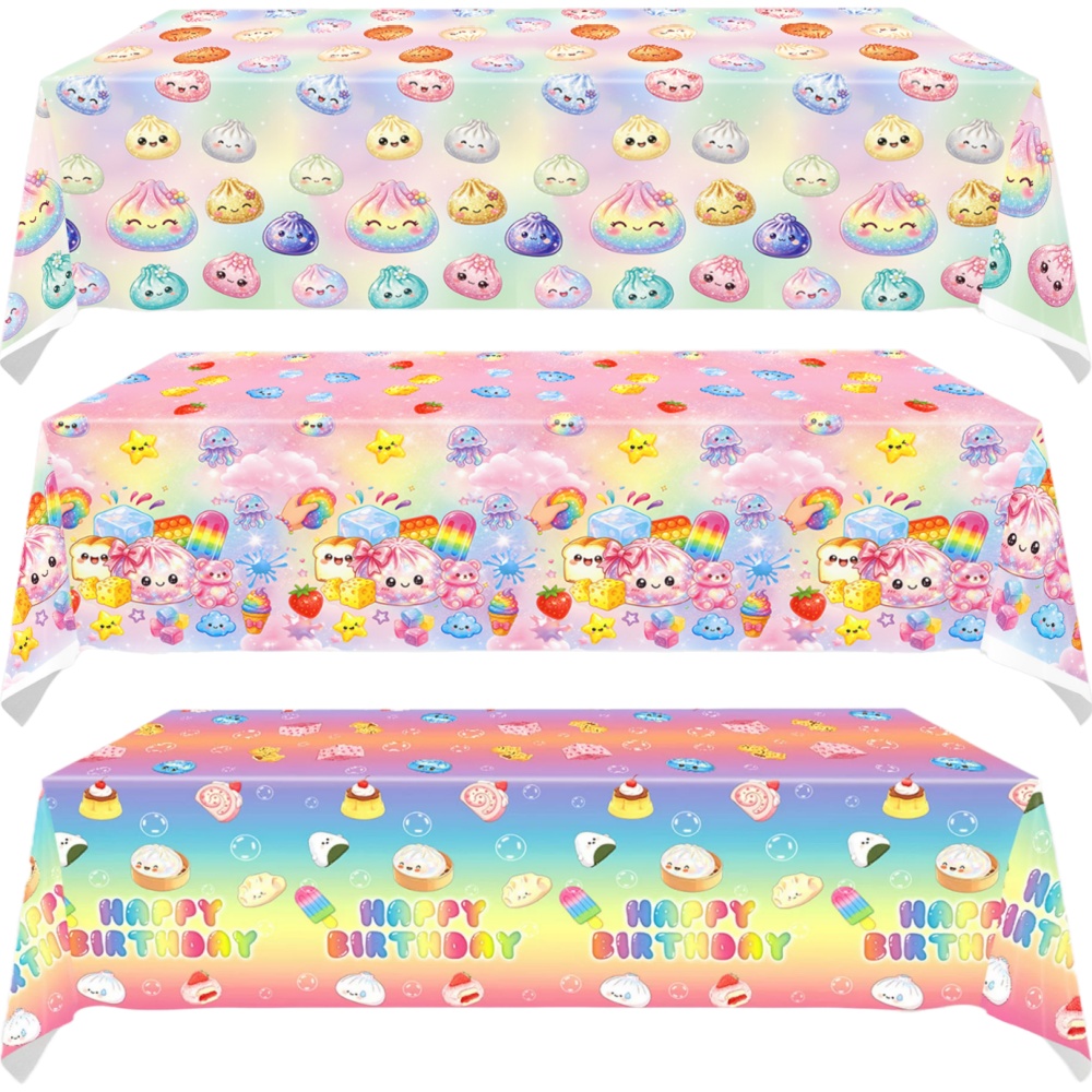Baby Food Table - Nappe jetable souple 137x274cm pour fête