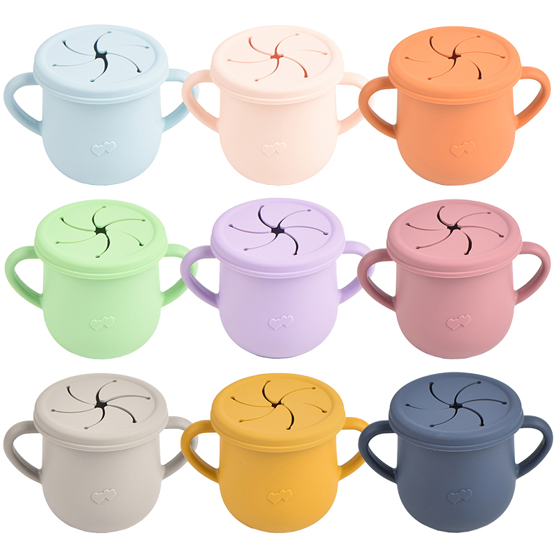 Snack Cup Toddler - Conteneur d'alimentation en silicone sans BPA