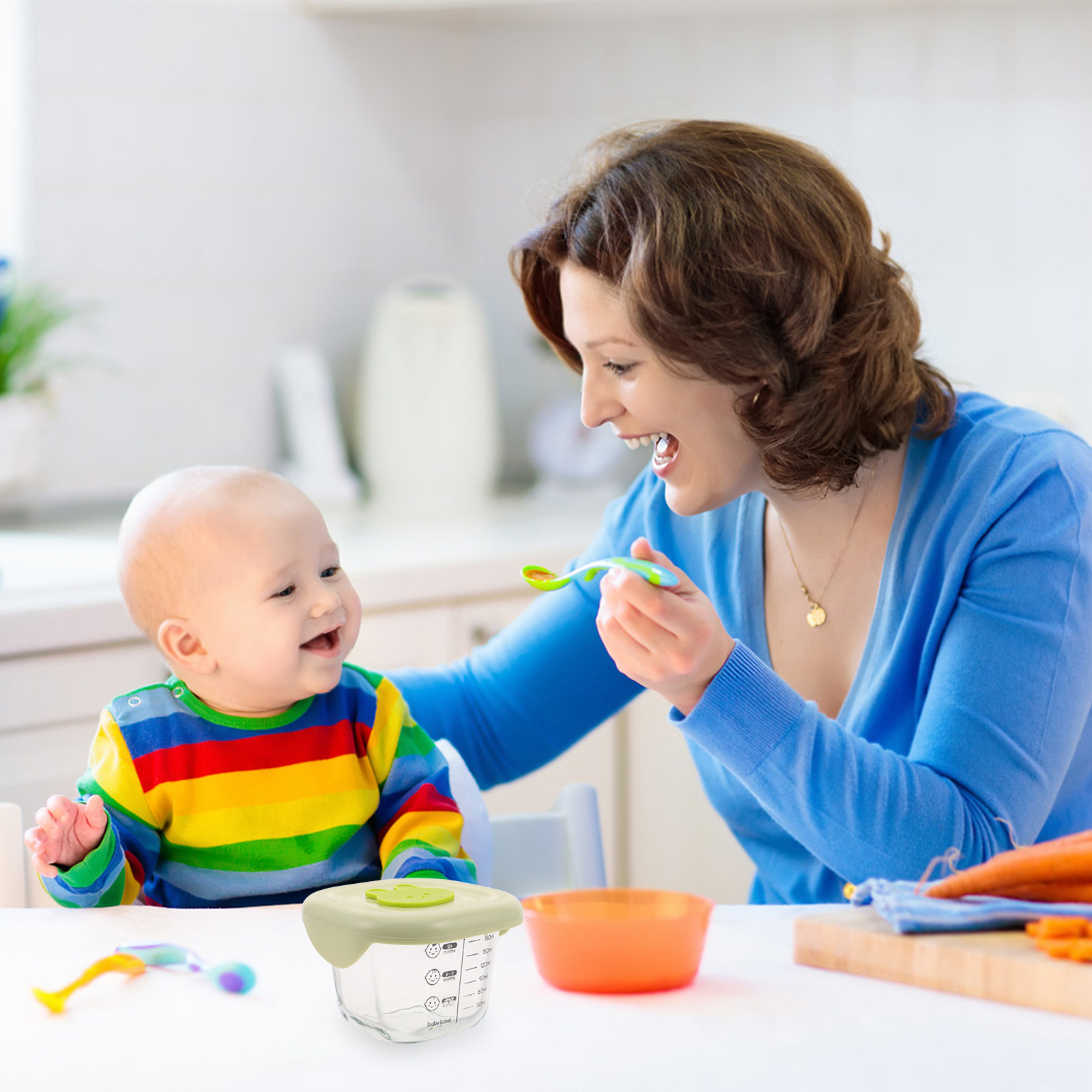 Baby Food Glass - Conteneurs de stockage de nourriture pour