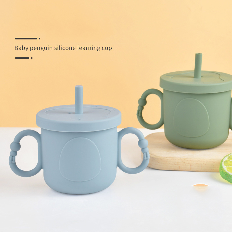Snack Cup Toddler - Gobelets d'alimentation en Silicone pour bébés