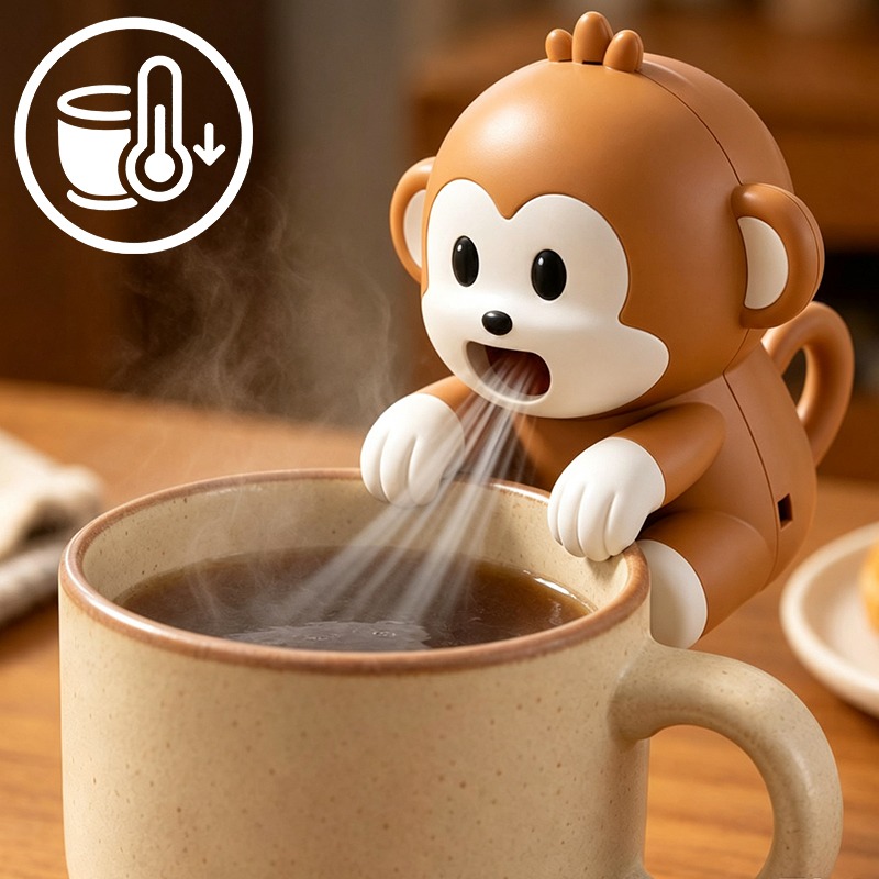 Ventilateur portable en forme  - Baby Food Home avis et prix