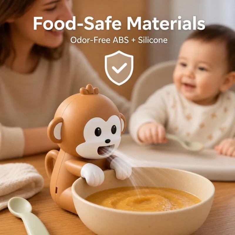 Ventilateur portable en forme  - Baby Food Home avis et prix