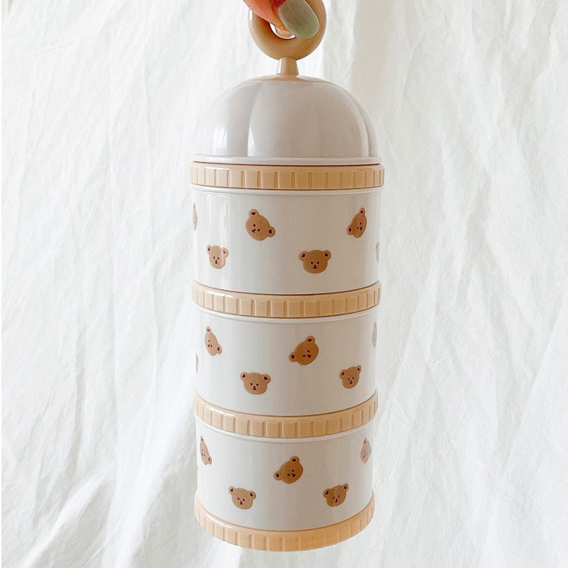 Boîte de lait en poudre ours m - Baby Food Storage avis et prix