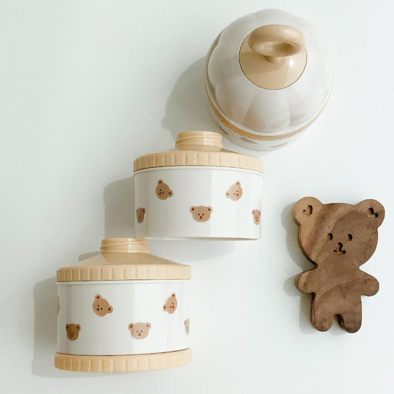 Boîte de lait en poudre ours m - Baby Food Storage avis et prix