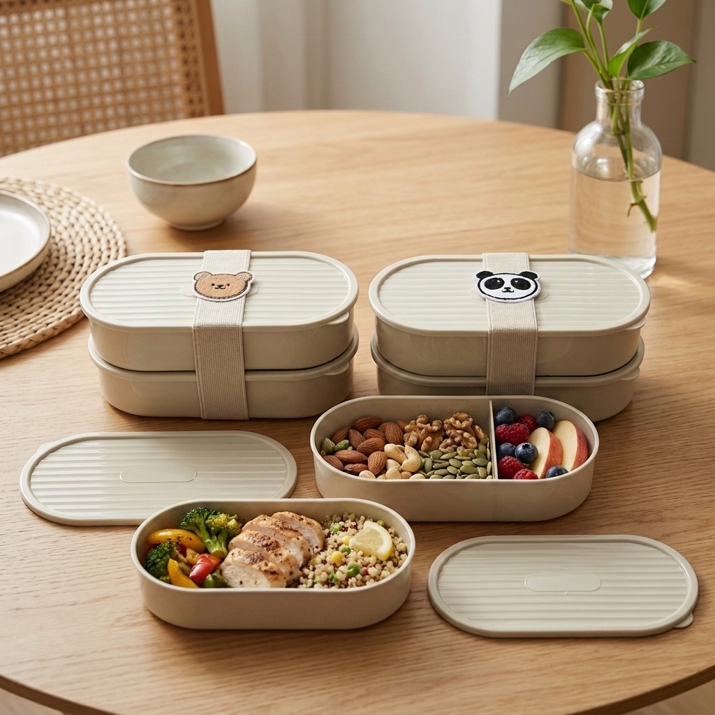 Lot de 2 boîtes bento pour enf - Baby Food Fruits avis et prix
