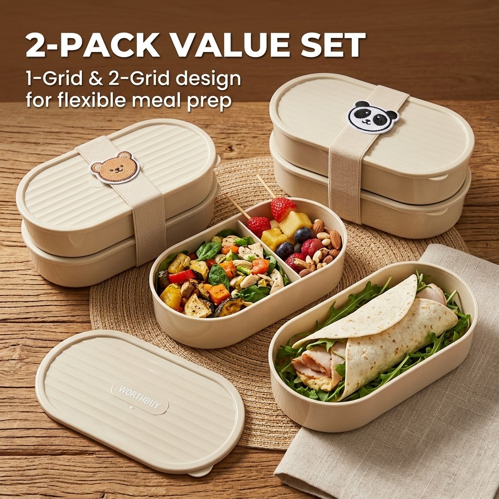 Lot de 2 boîtes bento pour enf - Baby Food Fruits avis et prix