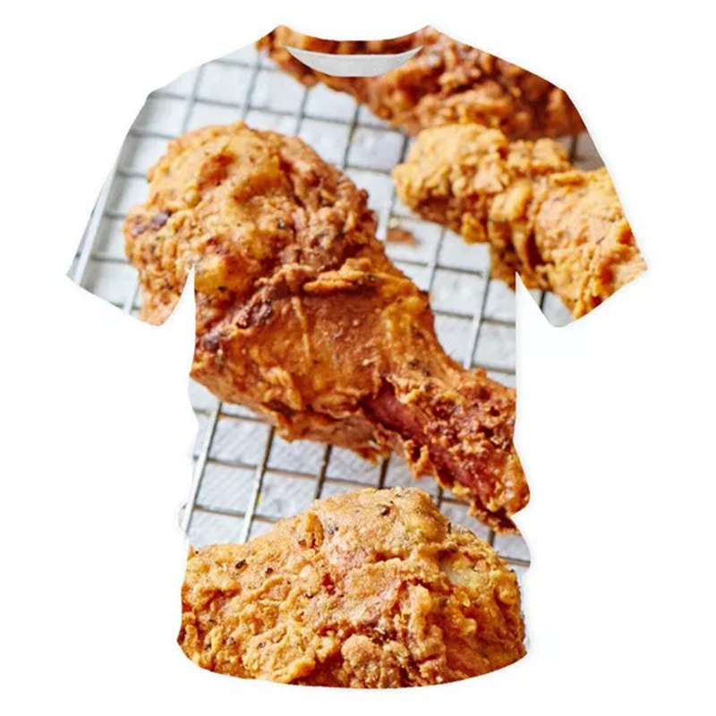 T-shirt graphique de pâtes fri - Baby Food With Chicken avis et prix