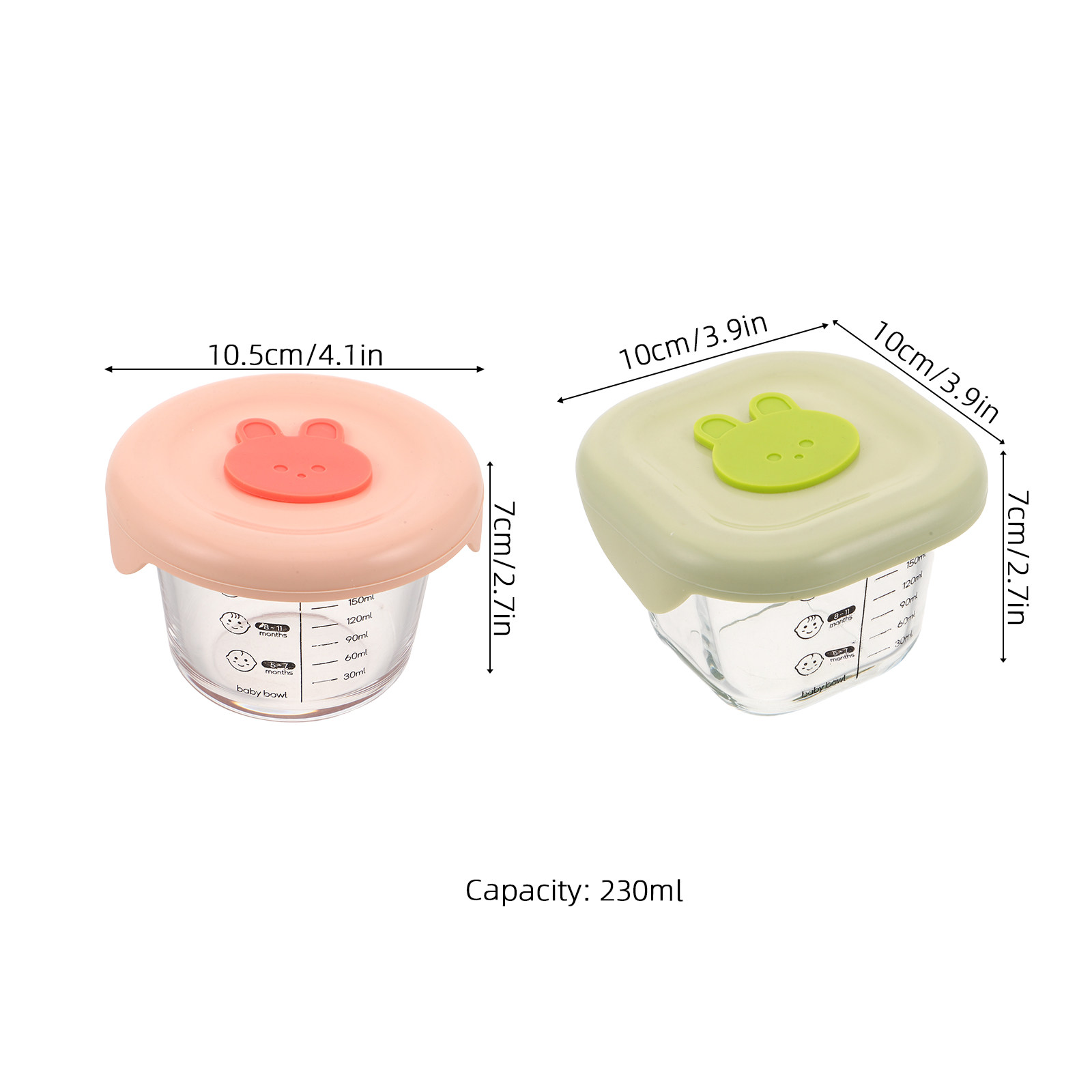Conteneurs de stockage de nour - Baby Food Glass avis et prix