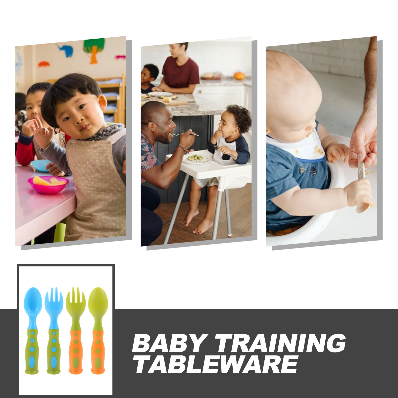 2 ensembles d'ustensiles d'app - Self Feed Spoon avis et prix